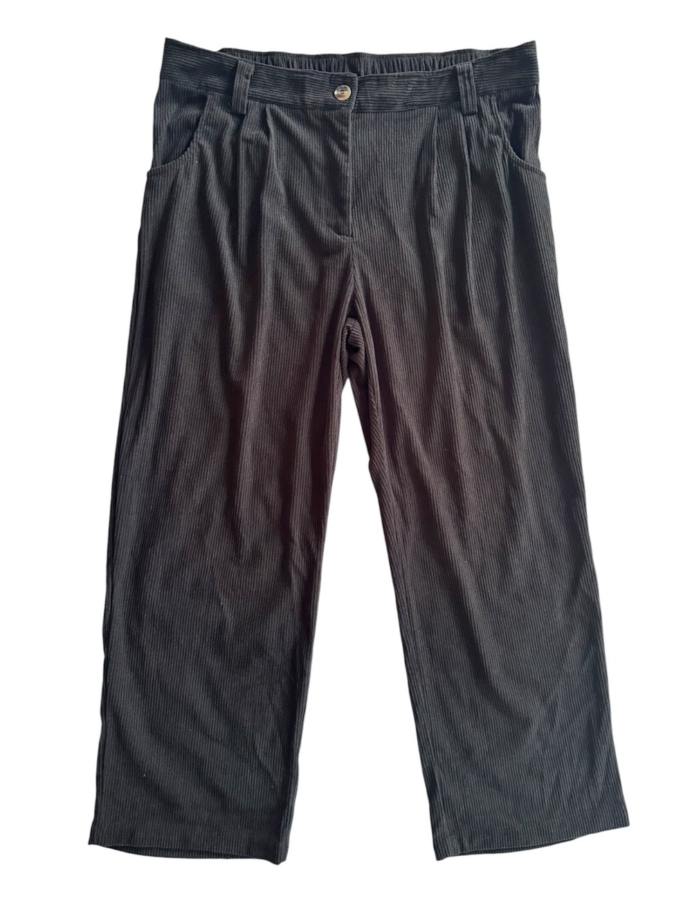 Halara AuraCord™ Cloud Corduroy Pants Black Size XL Petite NWT